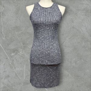 Y2K American Dream Slip Summer Dress Slit Sides Bodycon Pencil Dress - Small